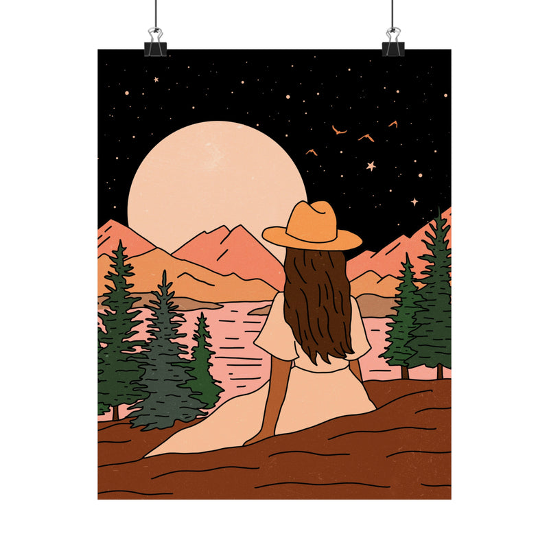 Mountains and the Moon