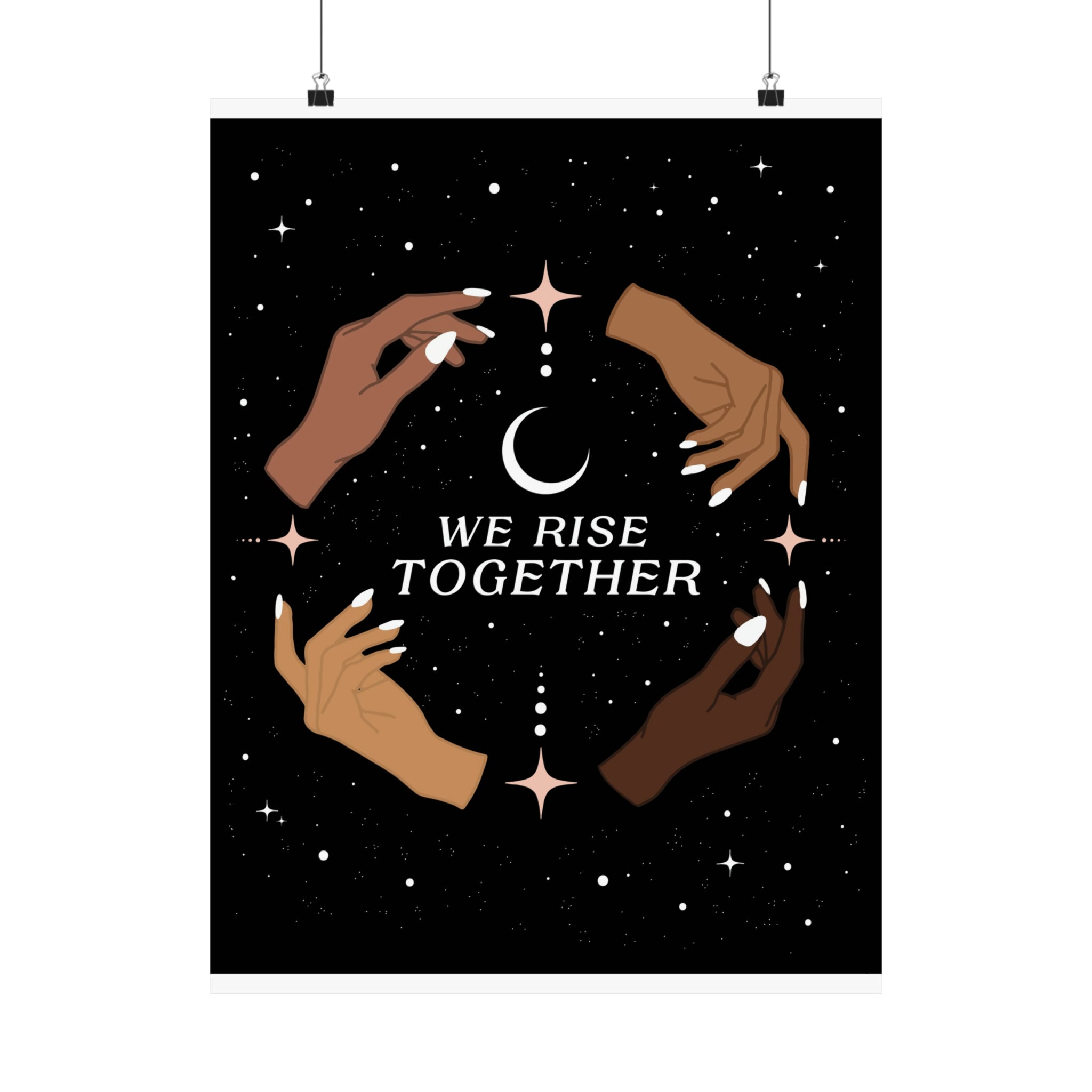 We Rise Partner Poster We Rise Together Special Edition Print – Spirit Daughter