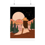 Mountains and the Moon