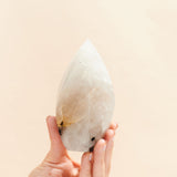 Tourmalinated Quartz Flame Stability