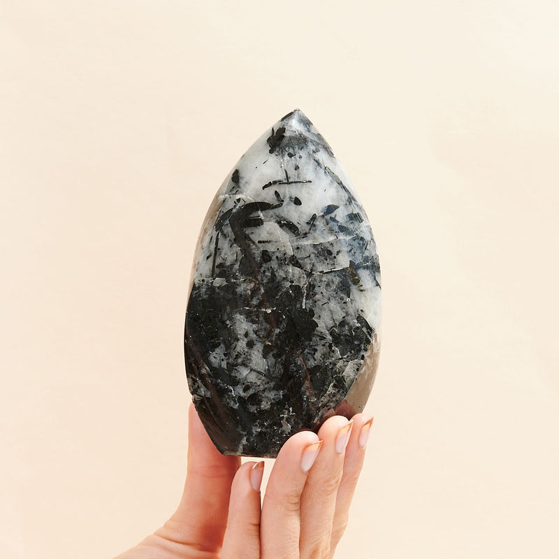 Tourmalinated Quartz Flame Tranquility