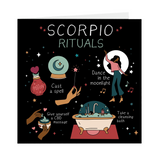 Scorpio Rituals Greeting Card