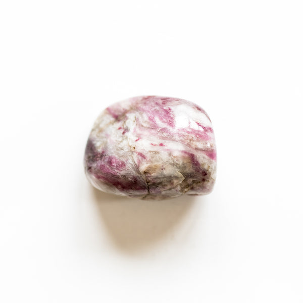 ruby tourmaline tumbled stone