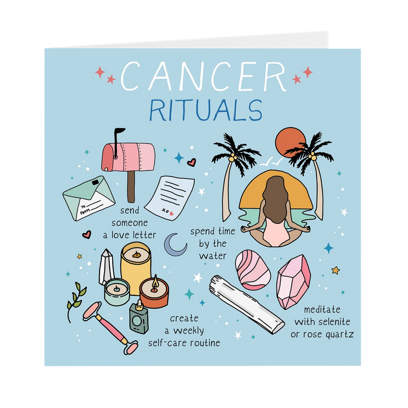Cancer Rituals Greeting Card